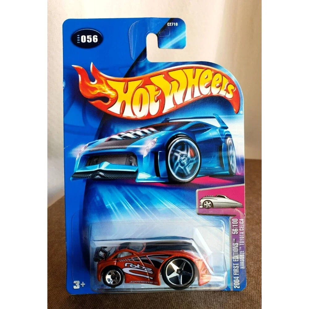 VTG Hot Wheels HARDNOZE TOYOTA CELICA Orange 56/100 2004 First Editions 1:64 5SP